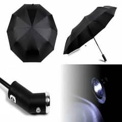 Portable Black Aluminum Umbrella 1-Pc Weather-Resistant Design