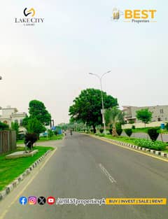 1 Kanal Plot Near To Park And Main Boulevard In Block M2 Lake City Lahore