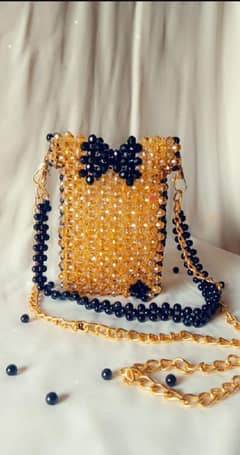 fancy crystal mobile pouch