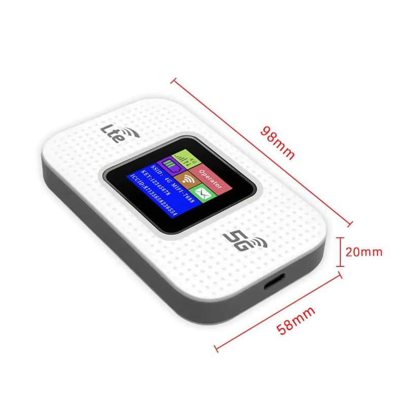 Portable 4G Internet Device – Fast WiFi, All Networks, 10+ Users 0