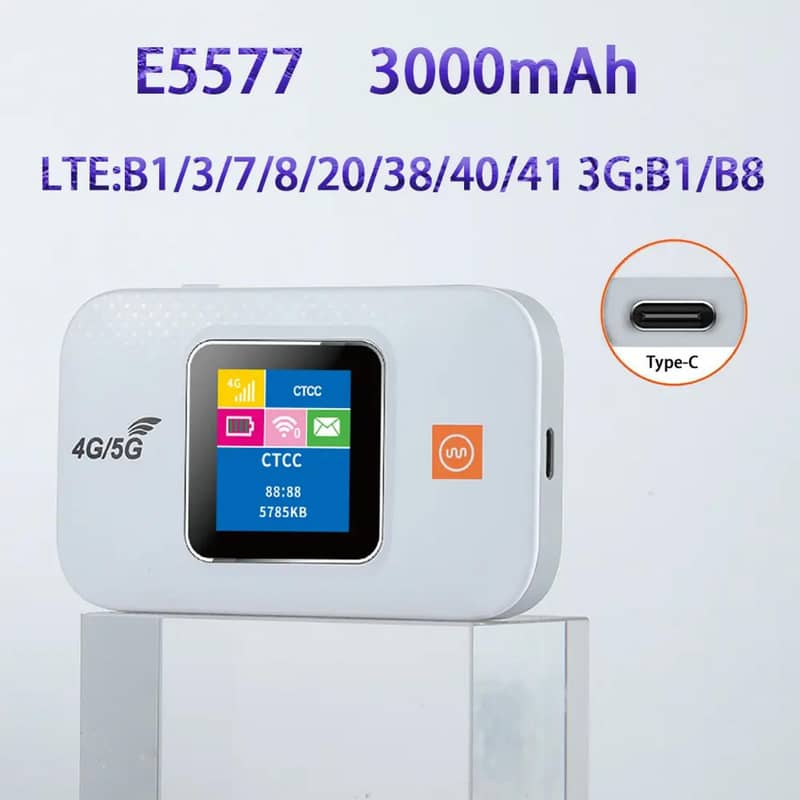 Portable 4G Internet Device – Fast WiFi, All Networks, 10+ Users 4