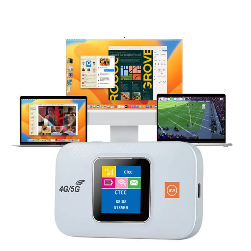 Portable 4G Internet Device – Fast WiFi, All Networks, 10+ Users 5