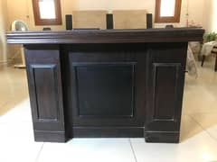wooden office table