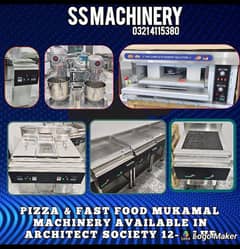 Oven/Counter/Fast Food Display/Hotplate/Chiller/Qeema Machine/Fryers