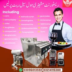 Oven/Counter/Fast Food Display/Hotplate/Chiller/Qeema Machine/Fryers