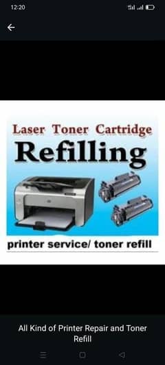 All Kind Of Printer Repairing and Refilling