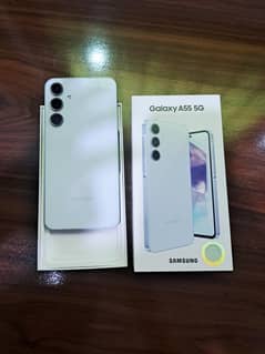 New Samsung A55 8gb 256gb white Call 0,3,4,3,4,4,4,8,7,6,7