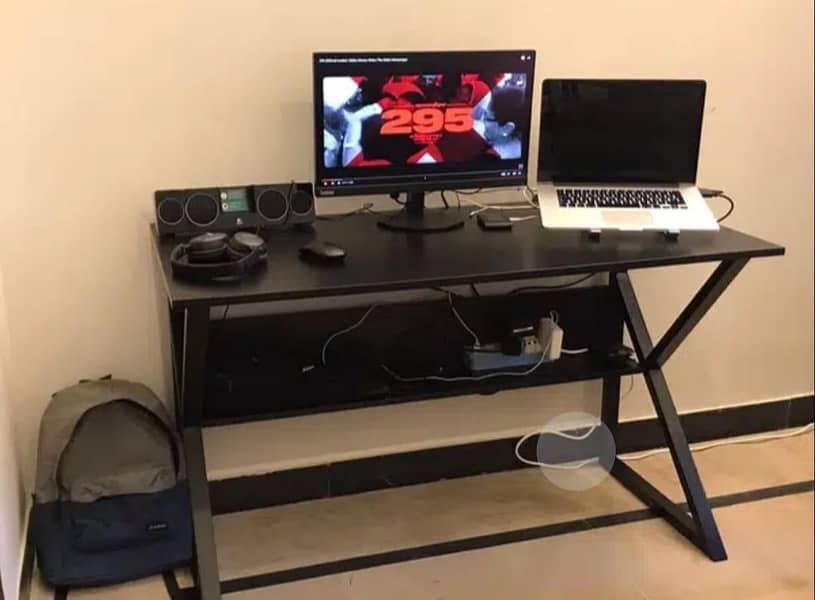 Computer table- Workstation table - K shape table 2