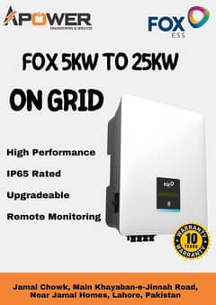 FOX ESS ONGRID INVERTERS 5-25kw