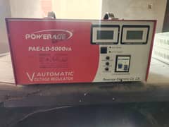 Powerage automatic voltage regulator 5000 VA stabilizer