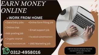 Data entry/ typing/ assignment writing