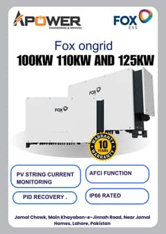 FOX ONGRID 100-110-125 KW