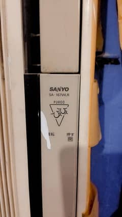 Sanyo SA‑167WLR Purdo Window AC – Genuine Japan, Good Condition