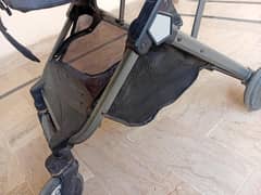 Folding Blue Pram