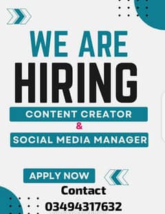 Urgently Staff Required Male Female and Students.