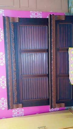 wooden king size bed urgent sell