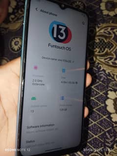 Vivo y20s official pta 4/128 storage