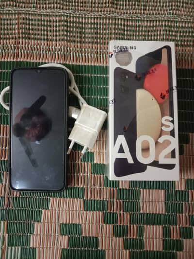 Samsung galaxy A02S 4gb ram 64 GB memory complete Saman 10 of 10 ok