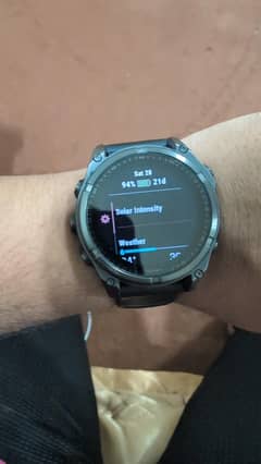 Fenix 8 Solar Watch 48 days Battery Titanium Ring