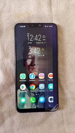 VIVO Y85a 4/64 Used.  Screen and sim issues
