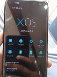 Infinix note 7 urgent sail need money 6GB /128