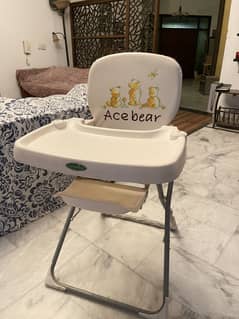 Nomolood acebear baby high chair- gently used