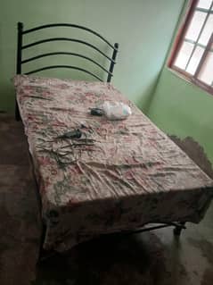 iron single bed