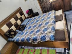 Double Bed (King Size) with Spring Mattress