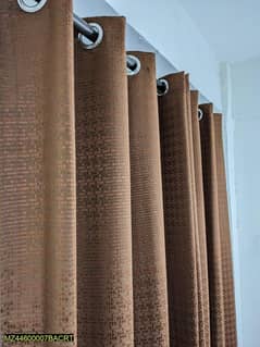 Plain Dabbi Self Shaded Curtains