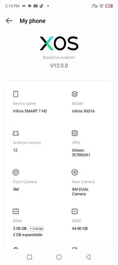 infinix smart 7 hd