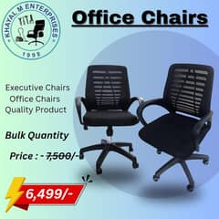 Executive Office Chairs, High Back Chairs, Revolving Chairs