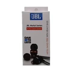 JBL Metal Series Heavy Bass Handsfree Earphones