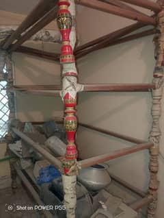 5 Wooden Charpai Set