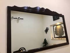 Elegant Shisham Wood Wall Mirror – Premium Quality & Immaculate Condi