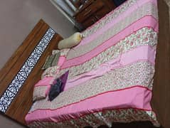 wooden bed set