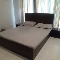 Bed Room Set with Mattress (Wooden) (03009258504)