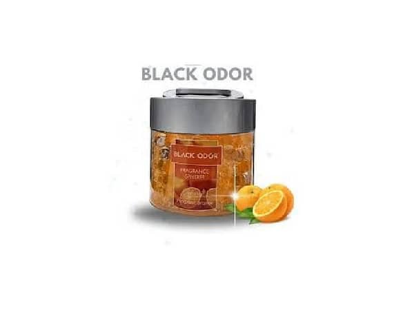 BLACK ODOR Gel Beads Air Freshener – 130g | Long-Lasting Freshness & Odor Removal