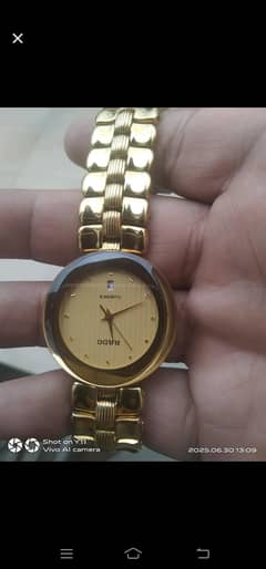 Original RADO Florence Swiss Watch – Gold Plated | Authentic