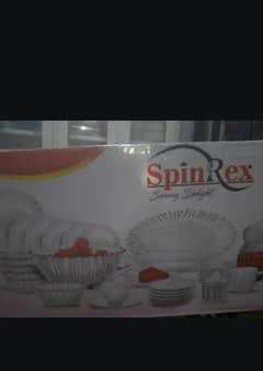 spinrex 66 pcs dinner set