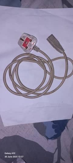 power cables, vga cable