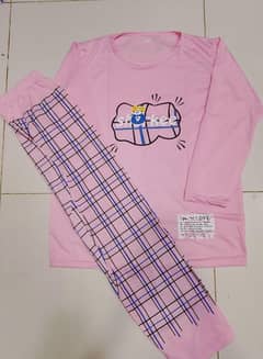 printed cotton night suit