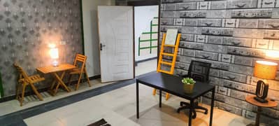 furnished Office for rent in Johar town near emporium