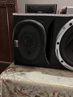 Kenwood speakers , Amplifer , tape bluetooth kenwood basser 4 layer