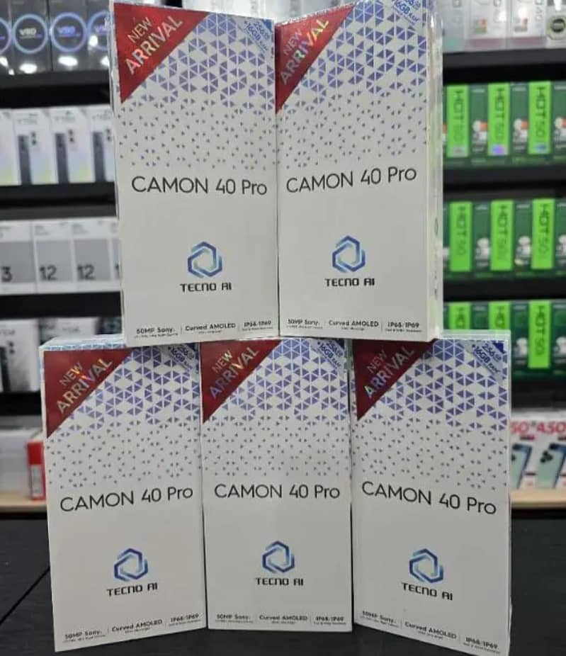 Tecno Camon 40 Box Pack/ Camon 40 Pro / Spark 30 / 30C / Spark Go 1 0