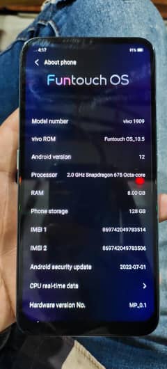VIVO V17 PRO
