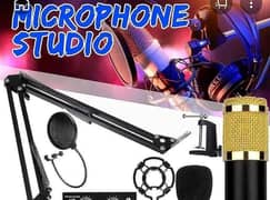 Professional condenser microphone with V8 sound card