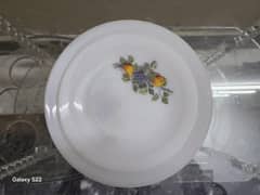 Nashpati Design Marble Plates 2 pcs|Apricot Design Marble Plates 2 pcs