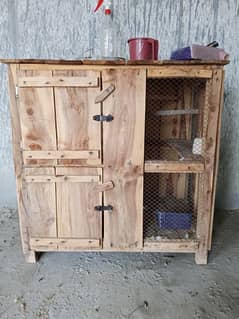 wooden cage