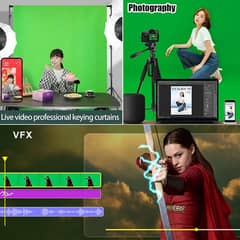 Green Screen Chroma key Studio Backdrop for VFX-Free Delivery Pakistan