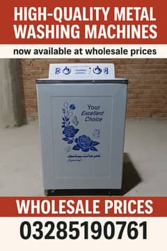 High-Quality Metal Washing Machines now available at wholesale prices